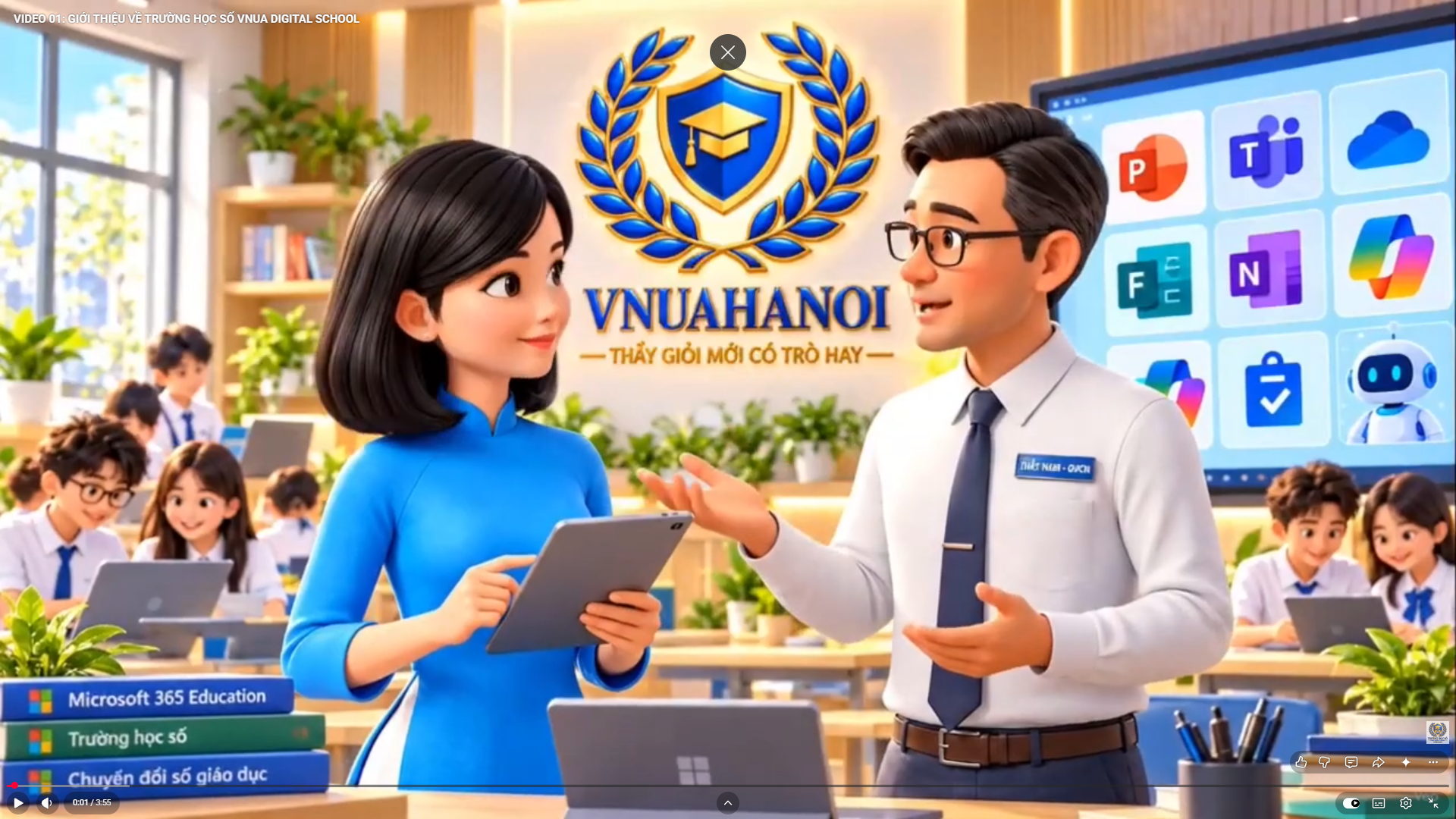 GIỚI THIỆU VỀ TRƯỜNG HỌC SỐ VNUA DIGITAL SCHOOL