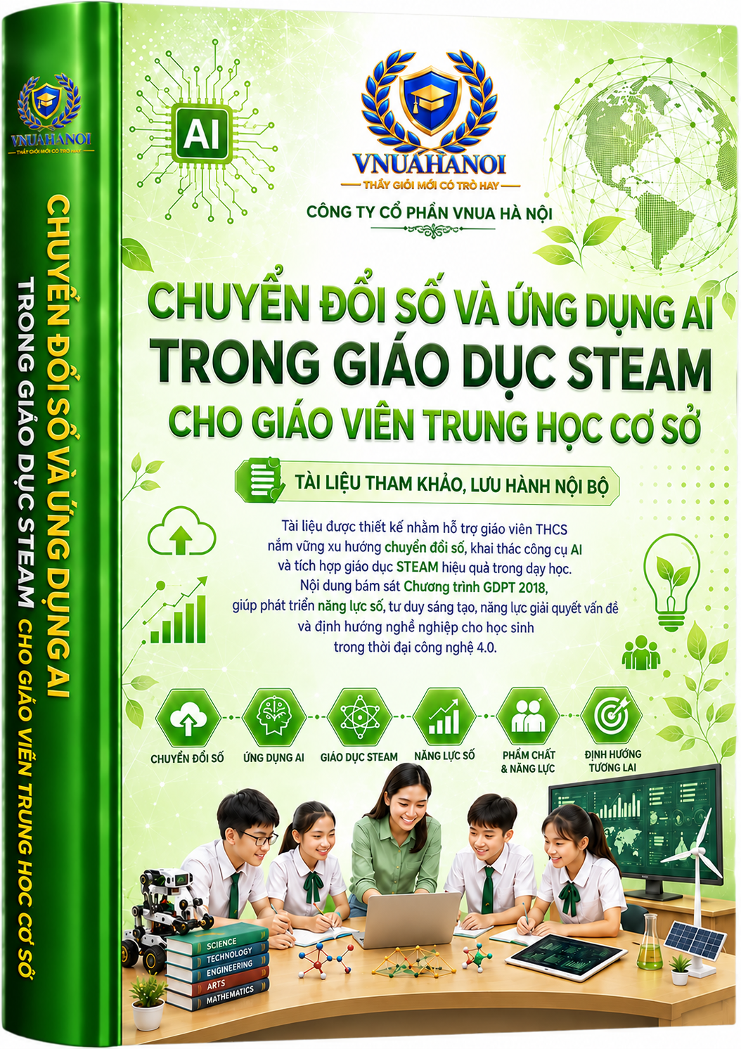 Chuyển đổi số và ứng dụng AI trong ứng dụng STEAM cho giáo viên trung học cơ sở