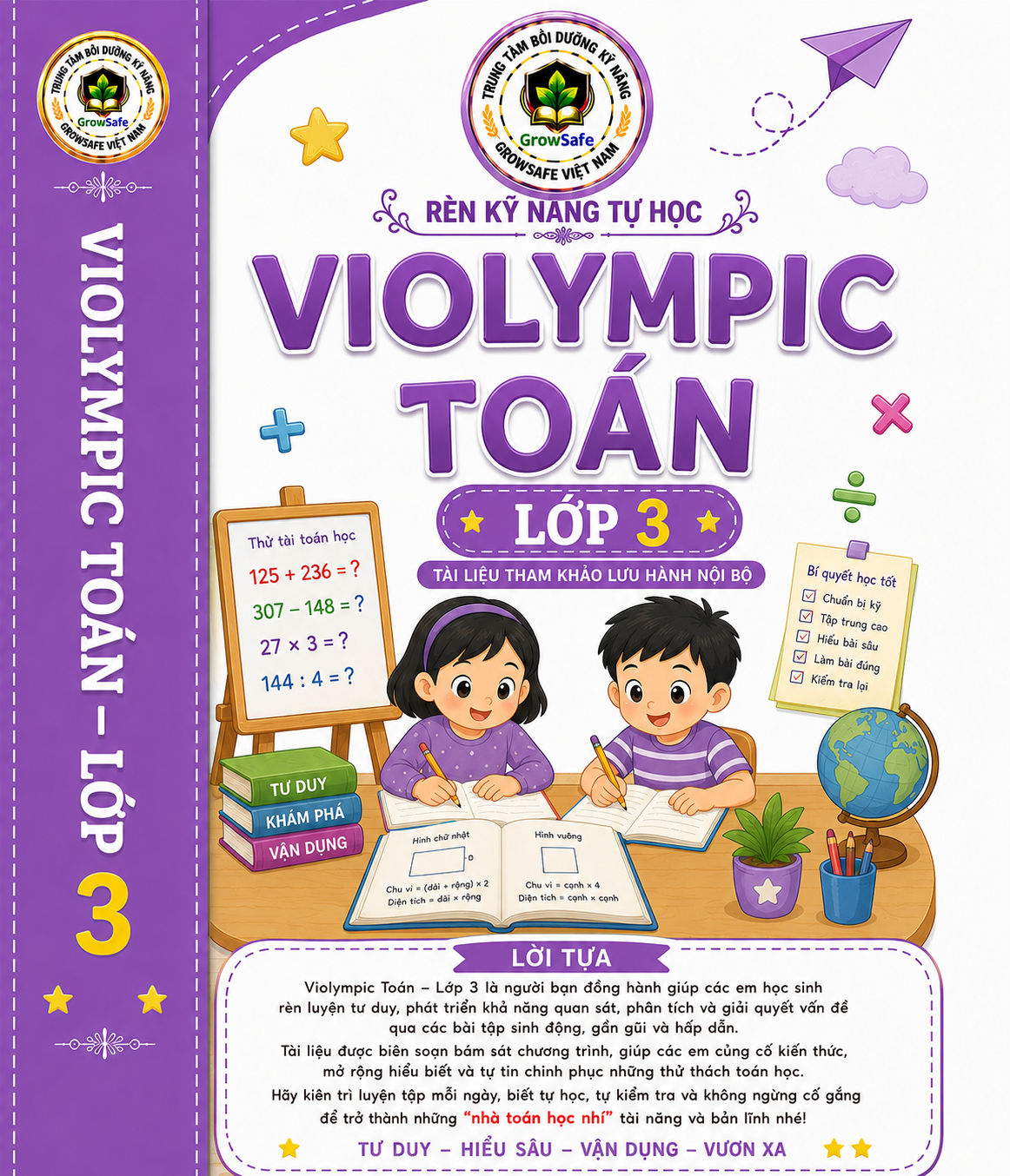 VIOLYMPIC TOÁN LỚP 3 – RÈN TƯ DUY LOGIC, PHÁT TRIỂN NĂNG LỰC, TỰ TIN CHINH PHỤC THỬ THÁCH!