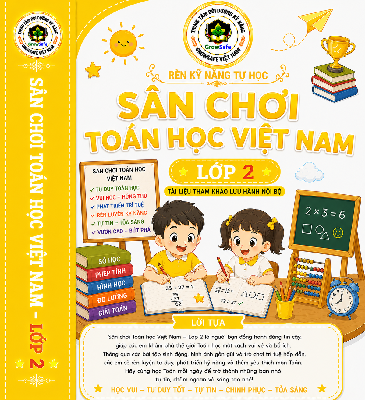 TOÁN HỌC VIỆT NAM LỚP 2 – RÈN TƯ DUY, CỦNG CỐ KIẾN THỨC, TỰ TIN CHINH PHỤC TOÁN HỌC