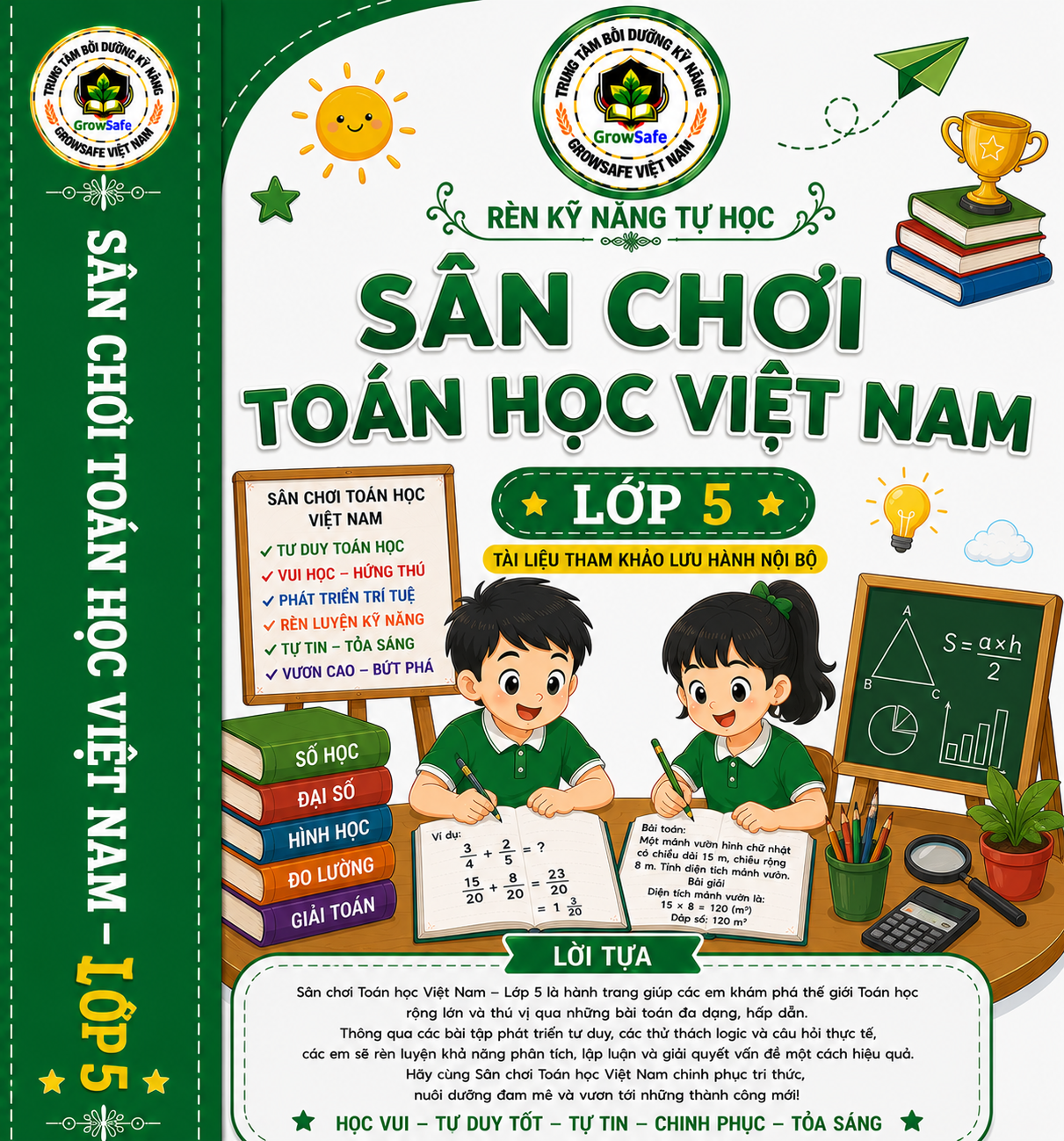 TOÁN HỌC VIỆT NAM LỚP 5 – BỨT PHÁ TƯ DUY, VỮNG NỀN TẢNG, SẴN SÀNG BƯỚC VÀO THCS