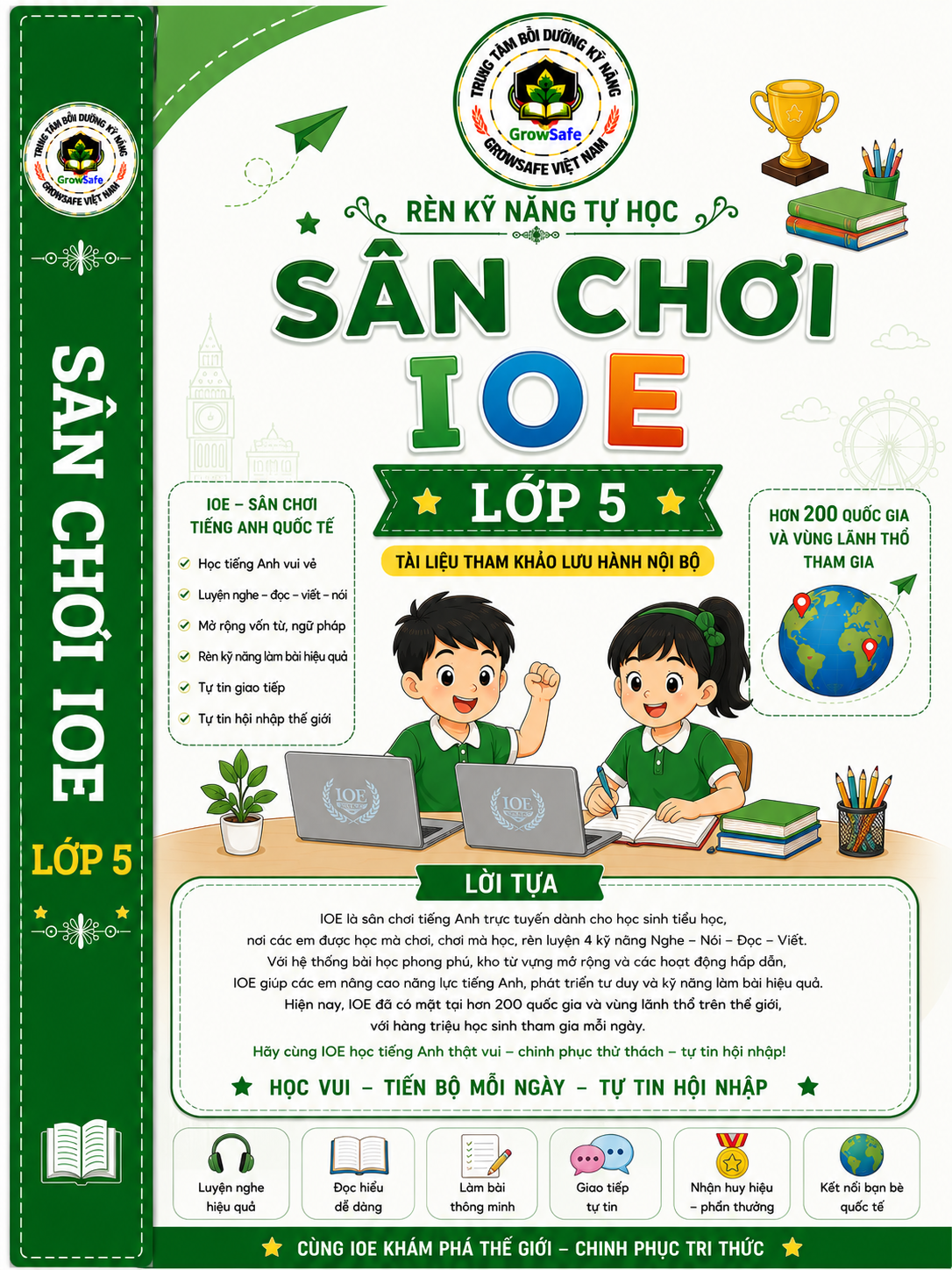 IOE LỚP 5 – BỨT PHÁ NĂNG LỰC TIẾNG ANH, RÈN PHẢN XẠ, TỰ TIN BƯỚC VÀO THCS