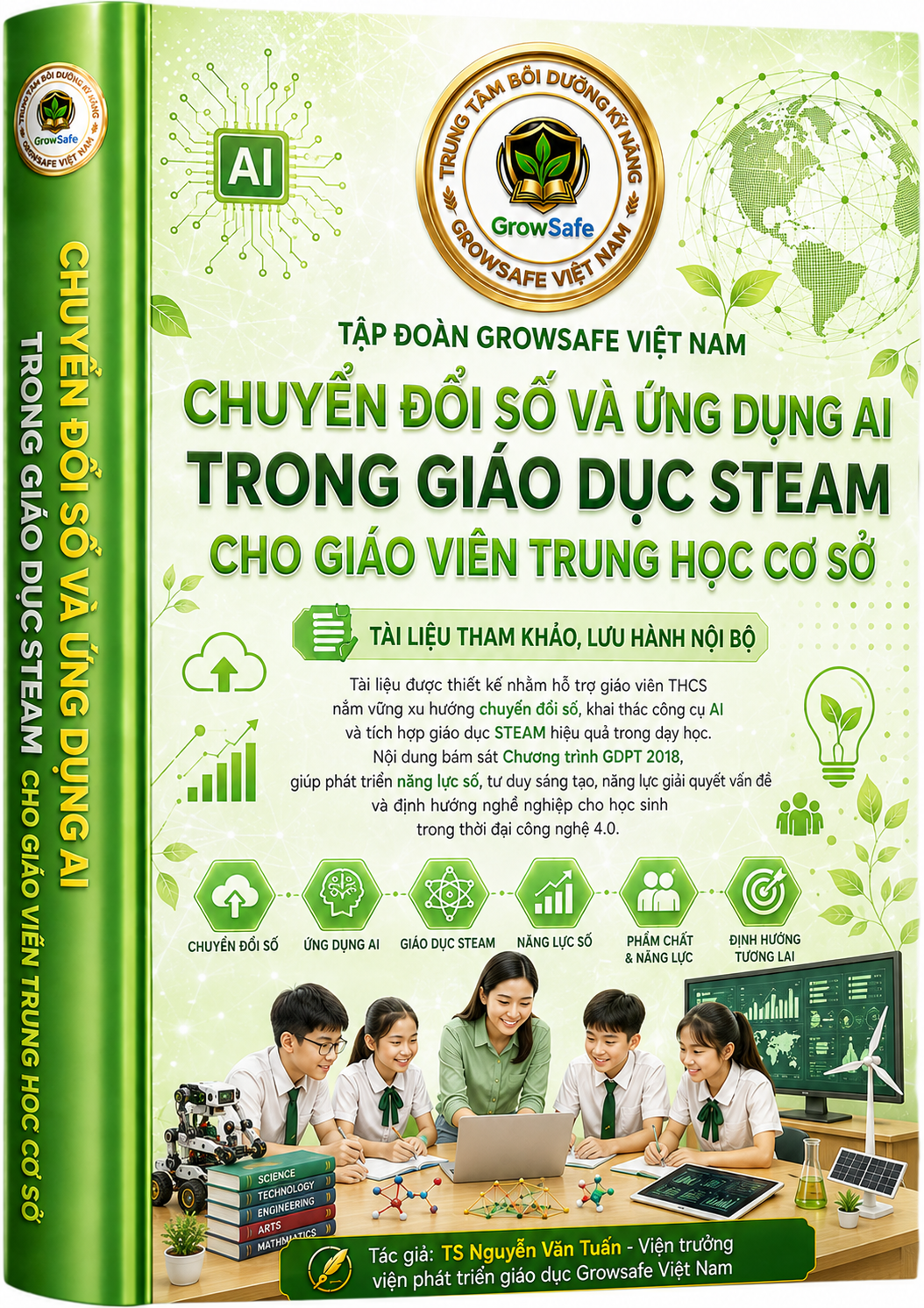 CHUYỂN ĐỔI SỐ VÀ ỨNG DỤNG AI TRONG GIÁO DỤC STEAM CHO GIÁO VIÊN TRUNG HỌC CƠ SỞ