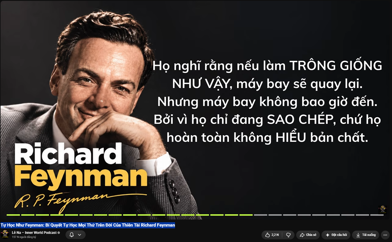 Tự Học Như Feynman: Bí Quyết Tự Học Mọi Thứ Trên Đời Của Thiên Tài Richard Feynman