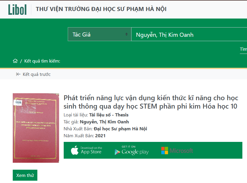 TS. NGUYỄN THỊ KIM OANH - nhiều công trình nghiên cứu khoa học giáoo dục